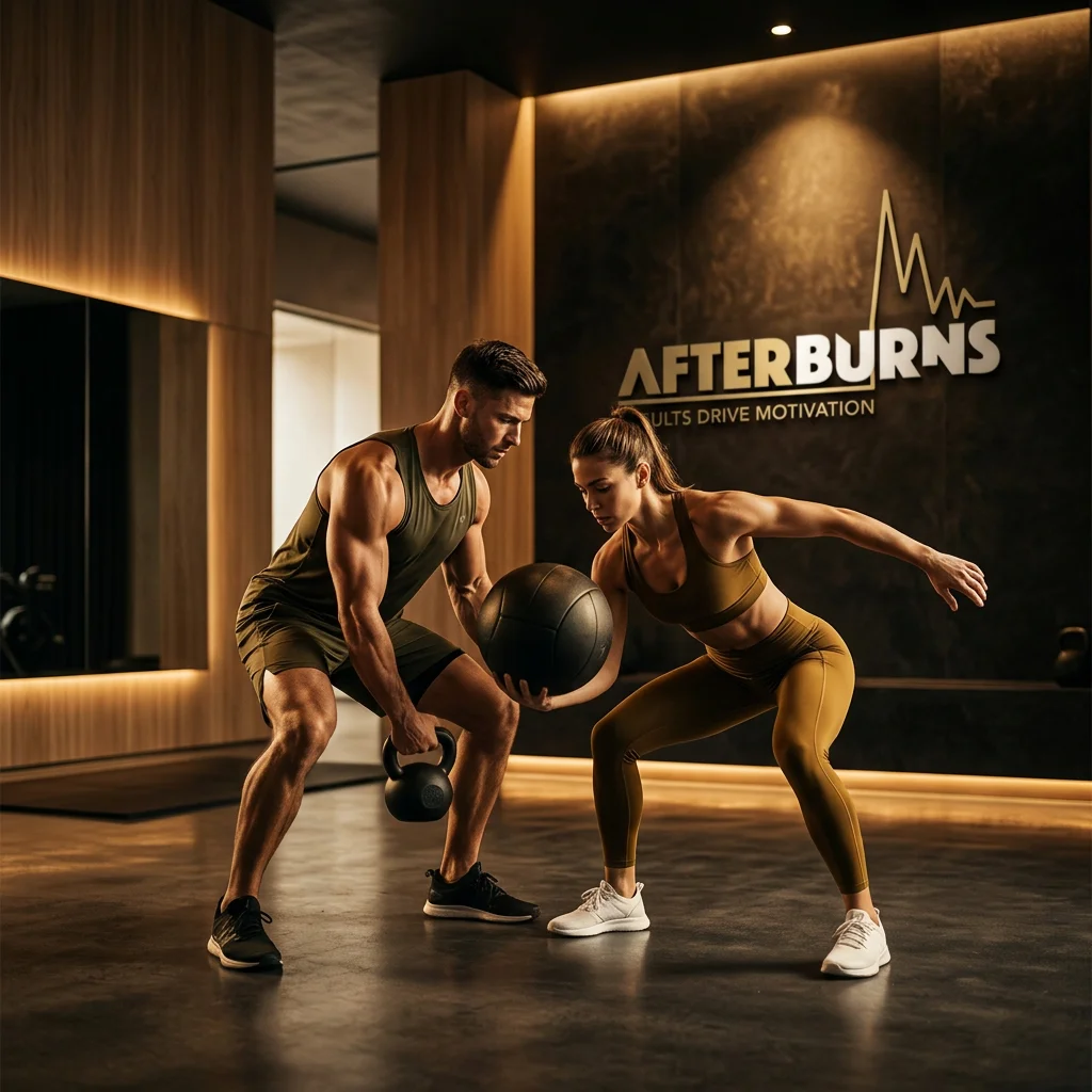 Individualized group training class at AfterBurns Fitness, Chantilly, VA