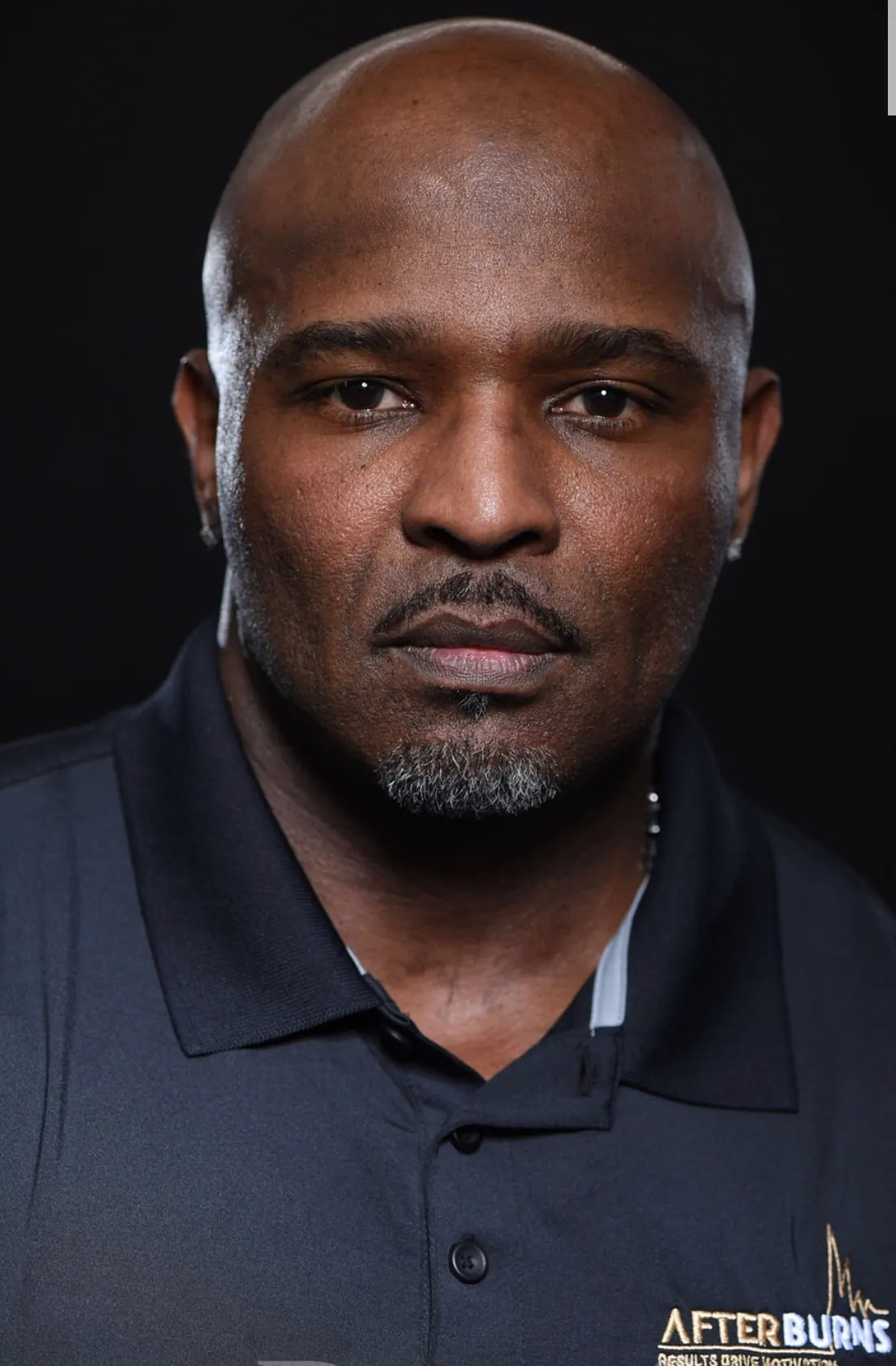 Derek Burns Sr., founder of AfterBurns Fitness & Performance, in studio