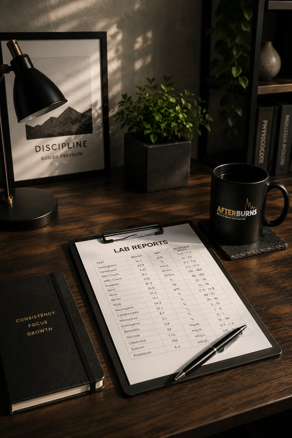 Medical wellness consultation at AfterBurns Fitness
