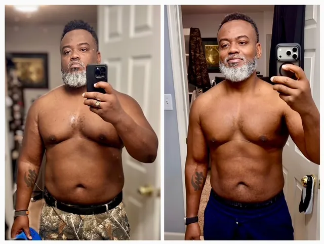 Client transformation — AfterBurns Fitness