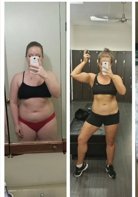 Client transformation — AfterBurns Fitness