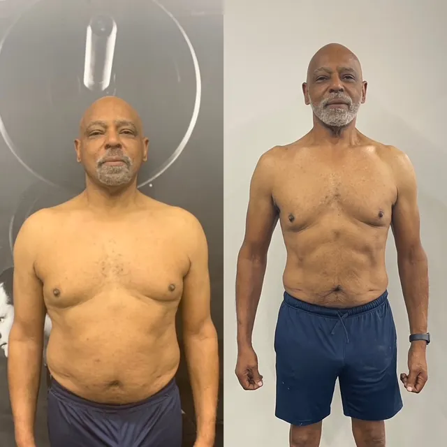 Client transformation — AfterBurns Fitness