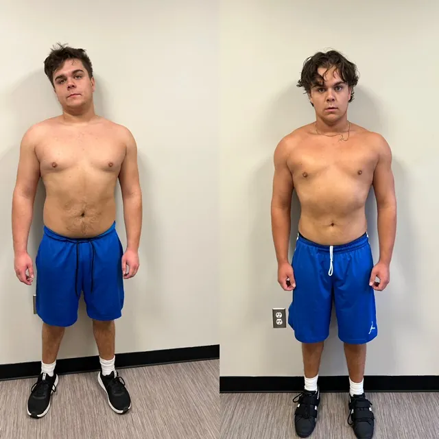 Client transformation — AfterBurns Fitness