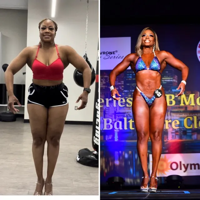 Client transformation — AfterBurns Fitness